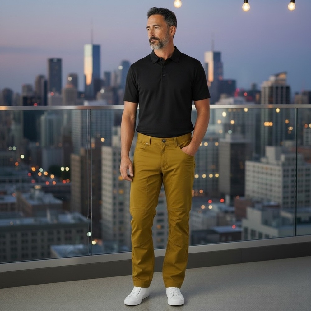 Ten Thousand Tactical Pant TTKB005 Mustard Gold Mens XL 38x30 Stretch Utility
